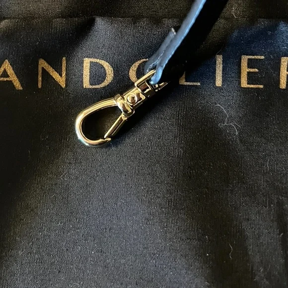 Bandolier Emma Crossbody iPhone 13 Pro Max + Minimal Pouch. Black/Gold. - Picture 9 of 11